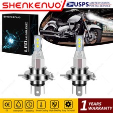 For Suzuki Boulevard C50 2005-2017 - 2X 9003 H4 LED Headlights Bulbs 6000K White