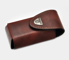 NEW Victorinox Swiss Army BROWN LEATHER PLUS Pouch for SWISSTOOL SPIRIT 4.0832.L
