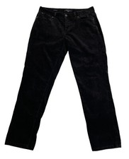 Talbots Women's 8 Black Signature Corduroy Pants