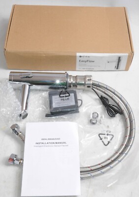 SENSOR WASSERHAHN AUTOMATIK CHROM FREIHÄNDIG - WASCHBECKEN BAD AUTO WASSERHAHN