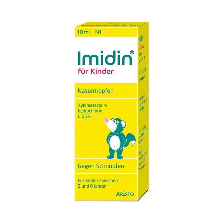 Imidin Nasentropfen für Kinder · 10 ml · PZN 01610901