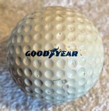 GOODYEAR 1960s golf logo ball, SCARCE ONLY ONE ONLINE. 60 years old.