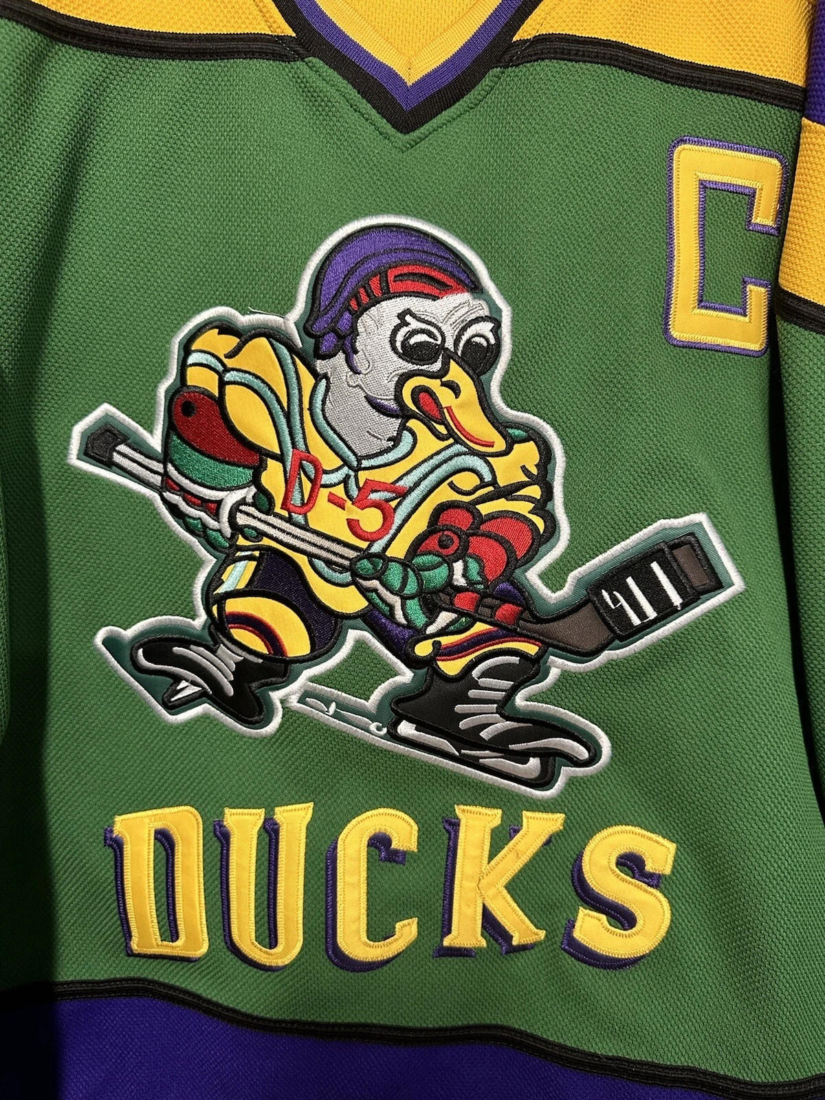 The Mighty Ducks Movie Charlie Conway #96 Hockey Jersey