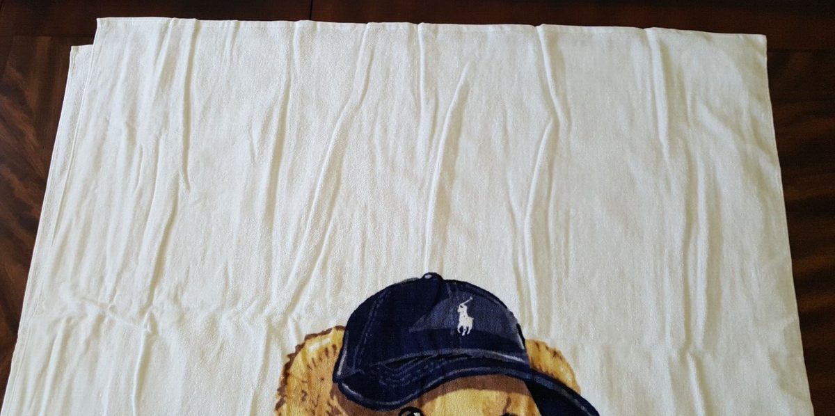 Polo Ralph Lauren Australian Open Beach Tennis Towel Bear | eBay