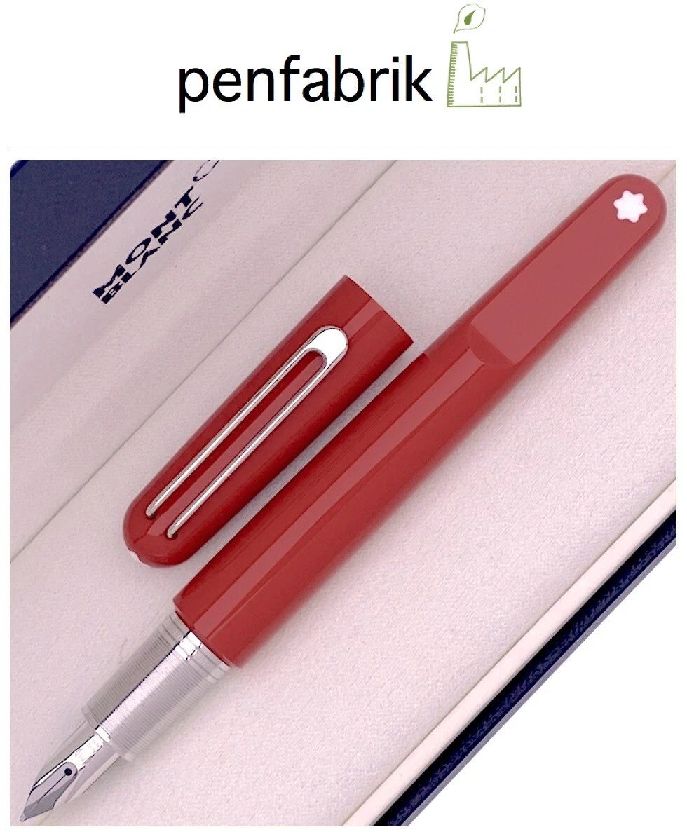 MONTBLANC - M Red - Resin - Fountain Pen - 117600 - New + Box