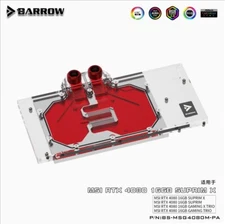 Barrow MSI RTX4080 16G GAMING X SUPRIM XTRIO VGA GPU Water cooling Block 5v ARGB