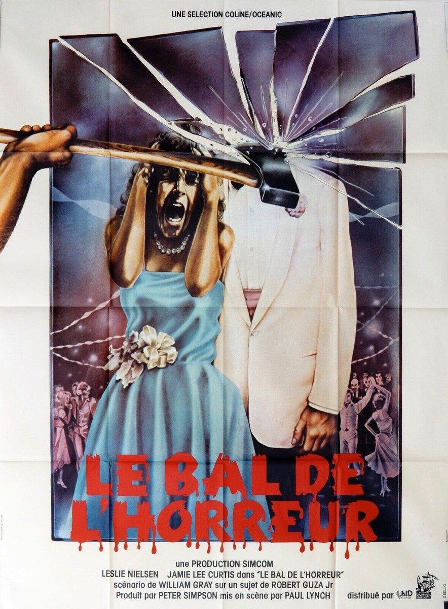devil in a blue dress leslie nielsen LE BAL DES HORREURS MOVIE POSTER ORIGINAL 120x160 Rosemary clooney Black and Vacation Color:PRINT 206 BLACK