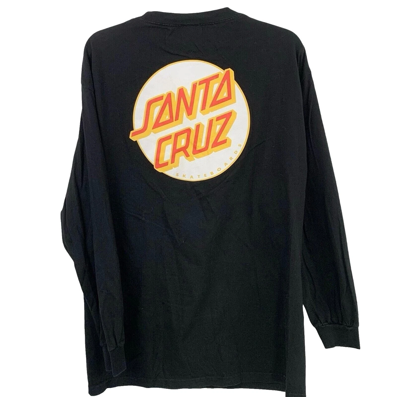 Santa Cruz Long Sleeve Black Shirts for Men