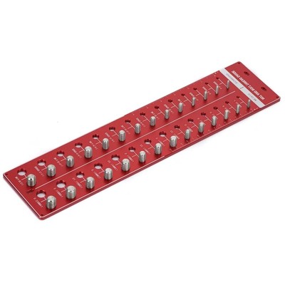 Nut and Bolt Thread Checker 28 Thread Identifier Gauge Inch Metric Screw Size