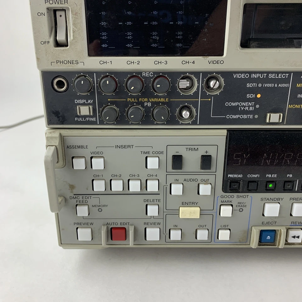 Grabadora de casete de video digital Sony DNW-A75 Betacam motor error piezas reparación Foto 4 de 4