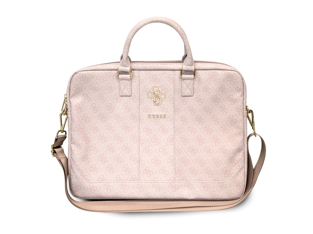 Sacoche ordinateur 16 pouces Guess rose antichoc contre les rayures