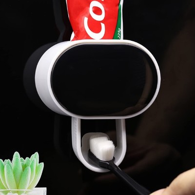 Toothpaste Dispenser【Dual Traffic Mode】 Wall Mount for Bathroom Automatic Too...