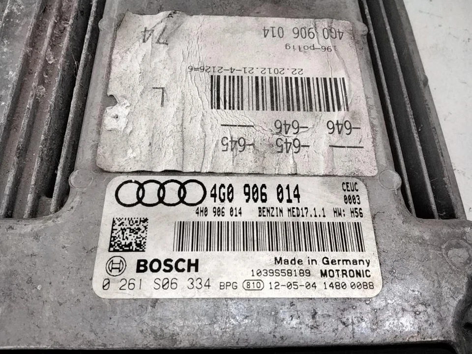 4G0906014 4G0906014 CENTRALINA INIEZIONE PER AUDI A6 Avant Serie C7 (4G5) benzi - Immagine 2 di 4