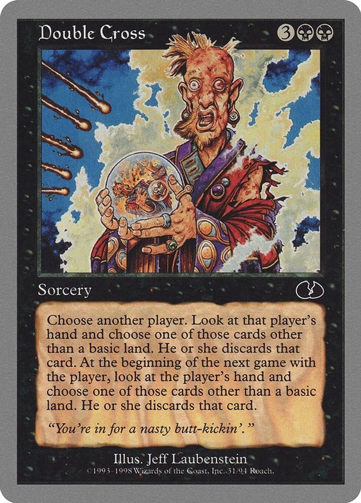 1998 Magic: The Gathering: Unglued - Double Cross (#31, C, Lightly Played)