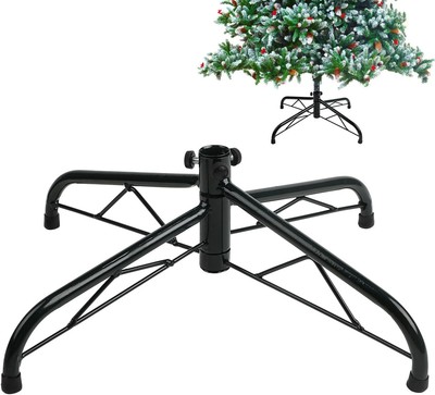 Weihnachtsbaumfuß Ständer, 40 cm grün künstliche Halterung Metall für 