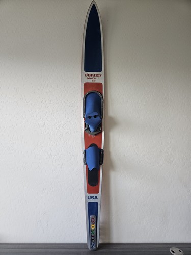 Vintage 1970's O'Brien Mach 1 USA 68 In Slalom Waterski Classic