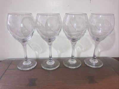 Libbey PERCEPTION Crystal - Set of 4 Red Wine Glasses 13.5 oz