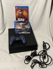 Sony PlayStation 4 PS4 Black 500GB Console With 6 Games and 1 Controllers Bundle