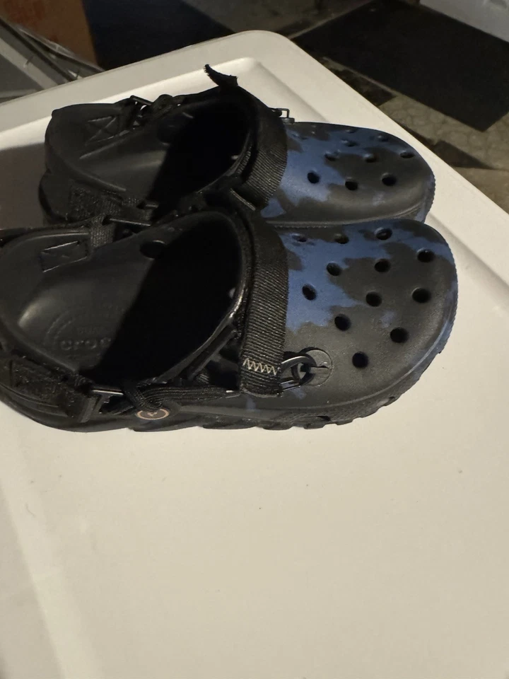 Crocs Duet Max Clog Post Malone Blue Camo sz W7 M5 - Image 4 of 4