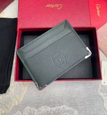    Cartier Must de Cartier Green Card Holder   Luxury Leather Wallet   New 2025