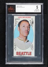 1969-70 Topps Lenny Wilkens Len Wilkens #44 BVG 5 HOF 3hd
