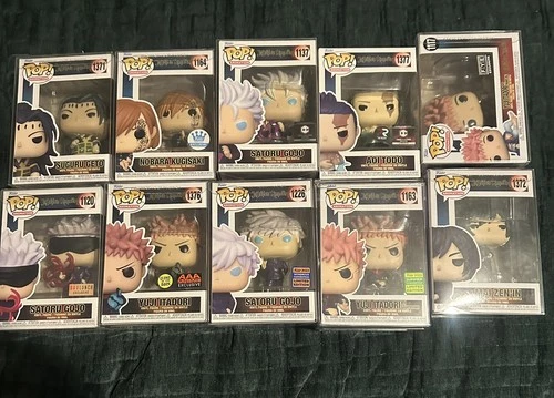 10 Jujutsu Kaisen Funko Pop Lot