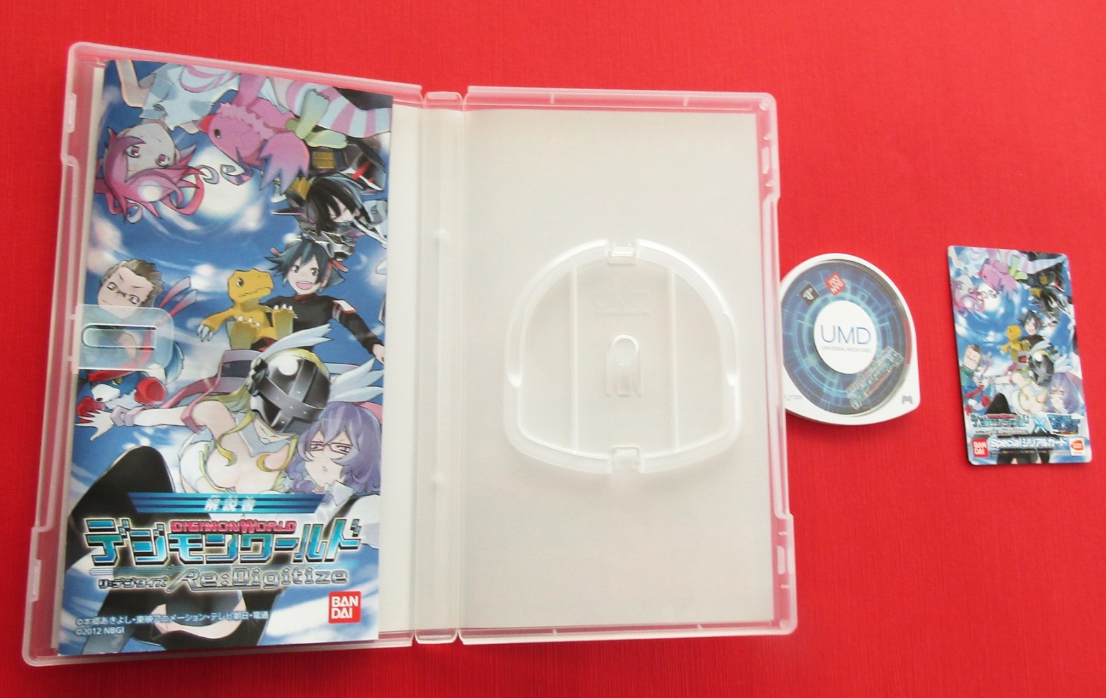 PSP Digimon Adventure & World Re Digitize Limited Card set of 2 Japanese