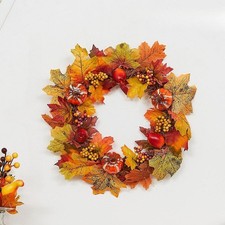 35cm Herbst Front Tür Kranz Ornament Mehrere Farben für Bauernhaus Dekor