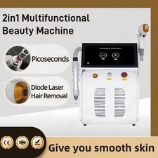 2in1 Picosecond Diode Laser Machine for Hair Tattoo Removal Skin Rejuvenation