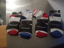 campagnola cycling light socks two pairs blue or red