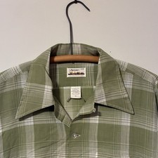 16.5  Arrow Weekenders Decton Perma Iron Cotton Blend Shadow Loop Collar Shirt