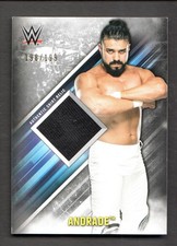 2019 Topps WWE SmackDown Live Wrestling SHIRT RELIC #SR-AA Andrade 198/199