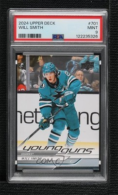 2024 Upper Deck Extended Series Young Guns Will Smith #701 PSA 9 MINT Rookie RC