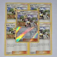 X1 Roller Skater Reverse Holo 203/236 with X4 standard 