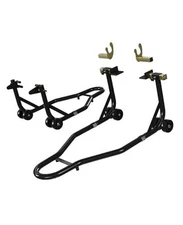 Motorcycle Stand Lift Front Rear Wheels Lift 900LBS Capacity with u+l 
