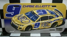 CHASE ELLIOTT #9 NAPA 100TH 2025 WINCRAFT NASCAR RACING PLASTIC LICENSE PLATE