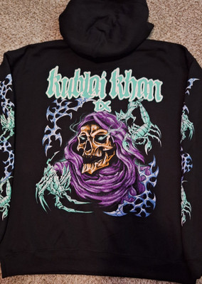 Kublai Khan TX Hoodie Large Official 2026 Tour Merch NEW Pullover L Unworn