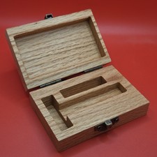 Safety Razor Case. New. Handmade. Premium Red Oak. Wood Box For Storage.