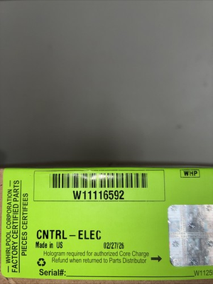 #ad Whirlpool Washer Cntrl Elec W11116592 $219.00