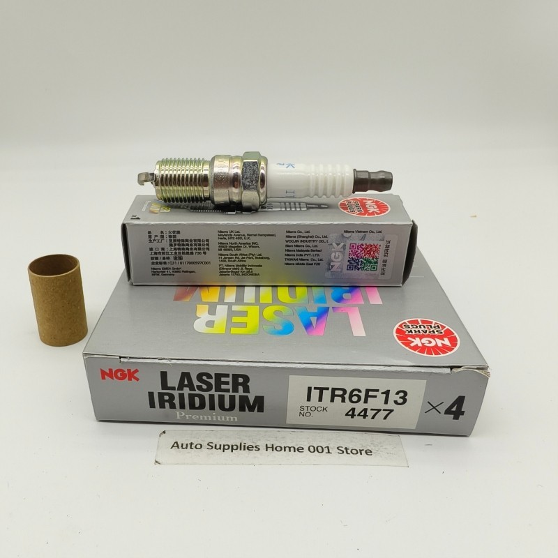 6Pcs NGK ITR6F13 4477 Iridium Platinum Spark Plug For Ford Mondeo Mazda CX-9