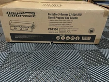 Royal Gourmet PD1300 Portable 3-Burner Grill Griddle Brand new in Sealed Box