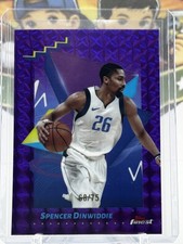Spencer Dinwiddie 2024-25 Topps Finest Purple Refractor 68/75