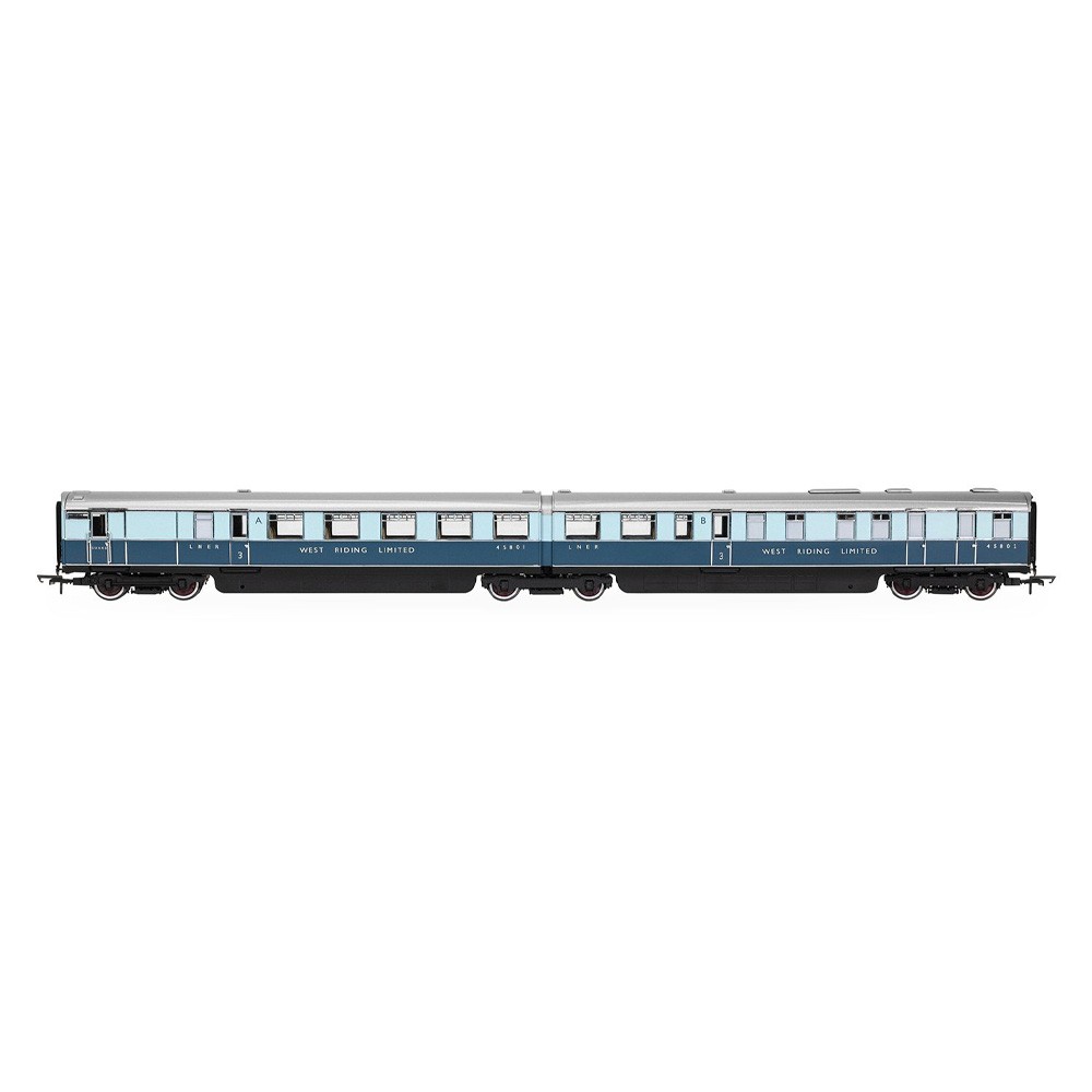 Hornby R40477 OO Gauge LNER West Riding Limited Brake Third & Kitchen Third Arti - Image 3