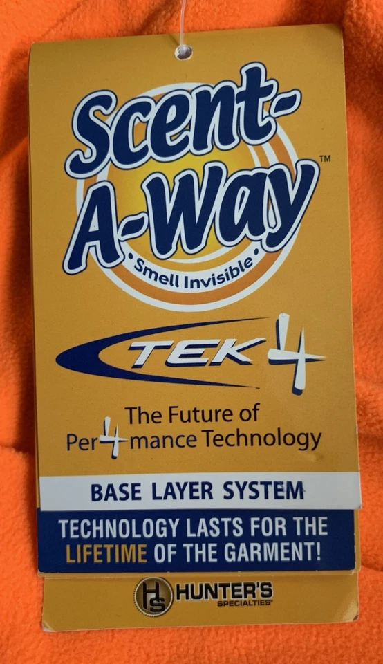 Hunter's Specialties Scent-A-Way Tek 4 Bright Orange Beanie/Winter Hat Cuff OSFM - Image 2 of 4