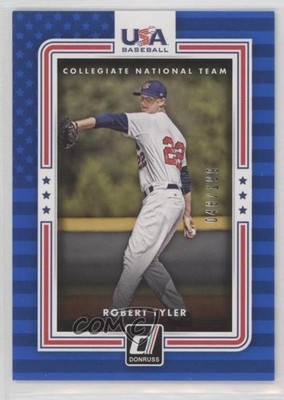 2016 Panini Donruss USA Collegiate National Team Blue 48/199 Robert Tyler e5r