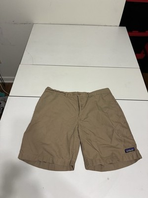 Patagonia All Wear Hemp Shorts 34 Khaki 8'' Inseam Outdoor Organic Cotton Hiking