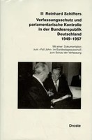 Verfassungsschutz Und Parlamentarische Kontrolle In Der Bundesrepublik...