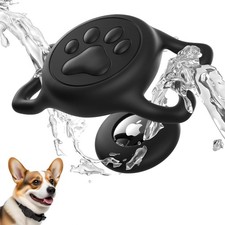 ZiperTag for Airtag Dog Collar Holder, Holder Waterproof, Black1