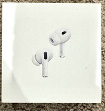 Original Apple AirPods Pro 2nd Generation BOX ONLY Manual, Cord, Tips Included