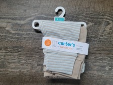 NEW w/TAGS Carter’s 2-pack Lot Leggings Neutral Tones Boys Size 3 months